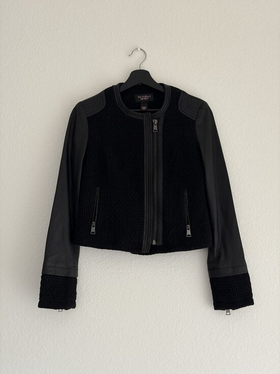 Victoria's Secret Jackets & Blazers - Victoria's Secret Wool Blend Moto Jacket